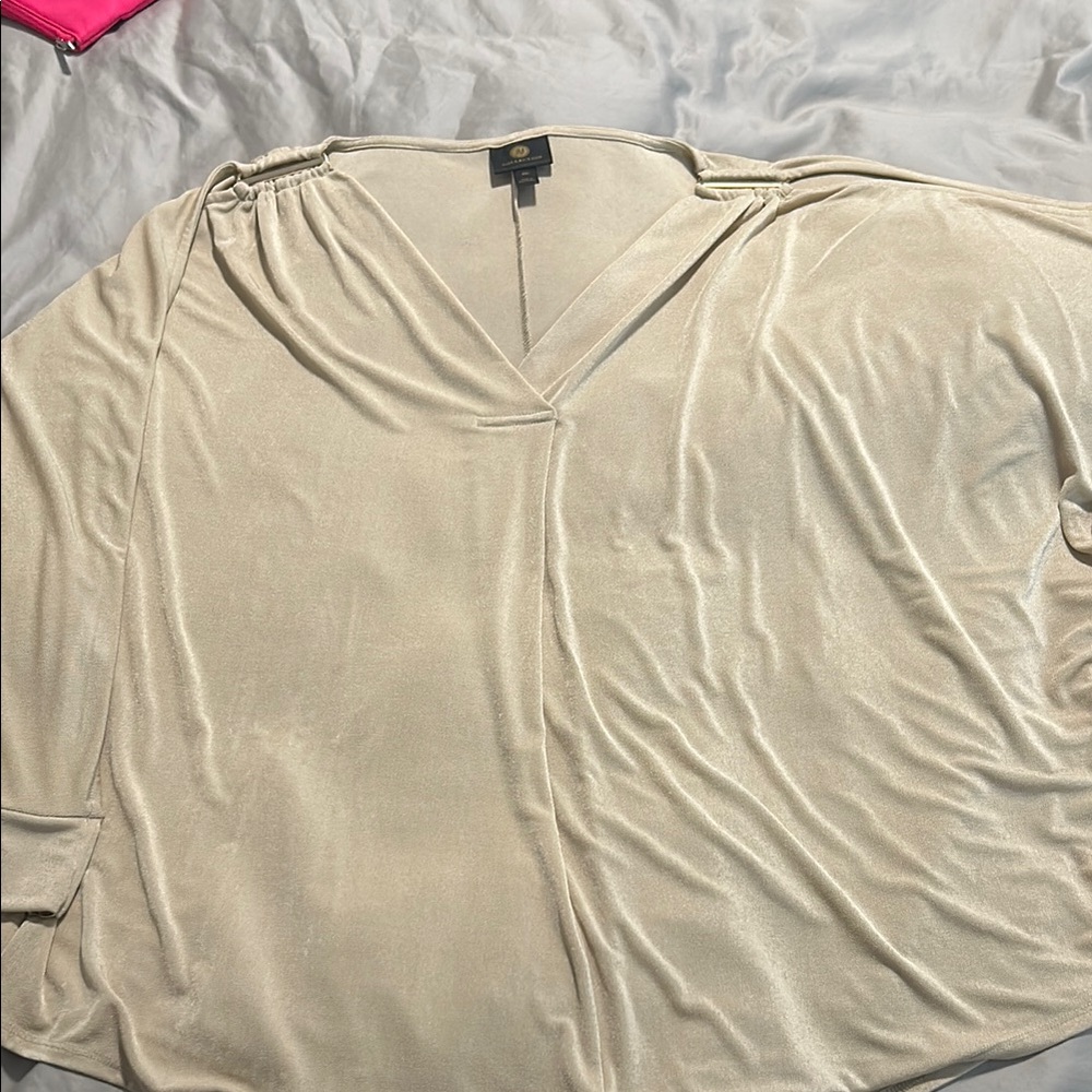 Elegant Cream Women's Top
